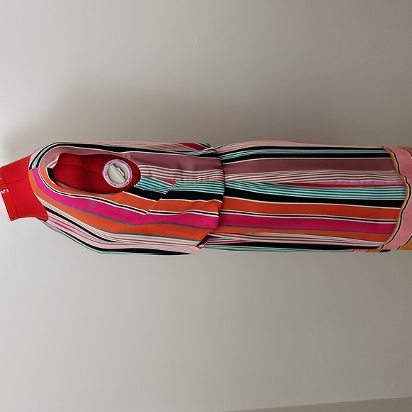 NWOT Adrianna Papell candy striped blouse dress - Picture 5 of 15